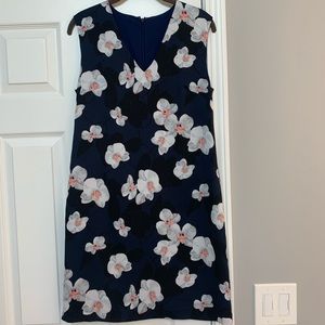 Banana Republic Floral Orchid Sleeveless Dress 6/8